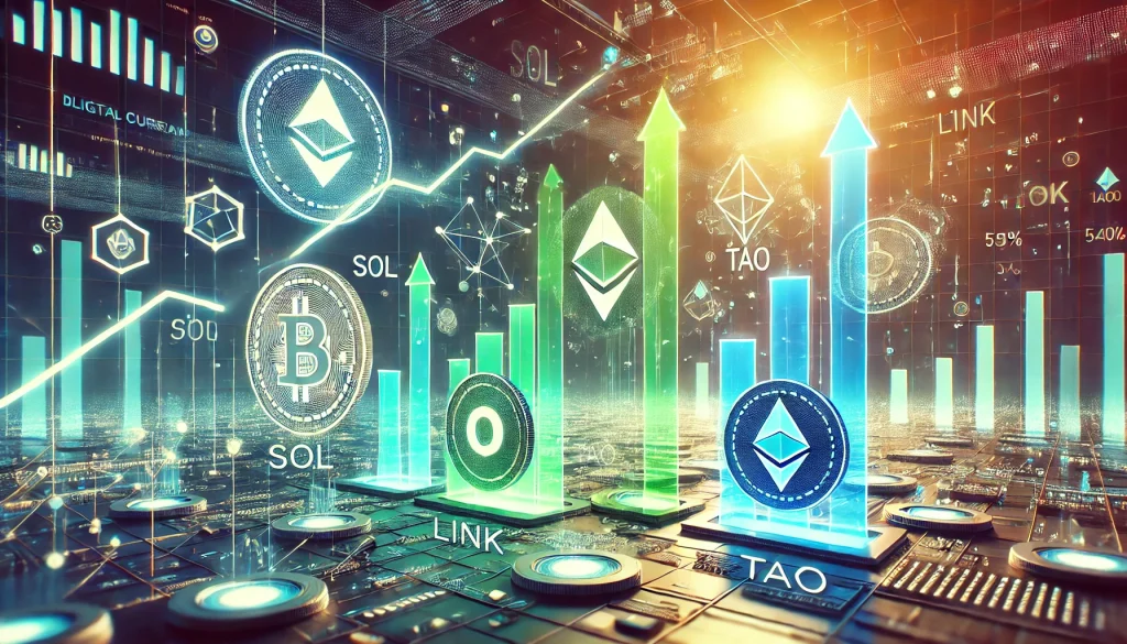 Top Cryptocurrencies to Watch: SOL, LINK, TAO